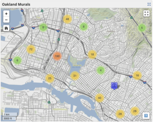 screenshot of Oakland Art Murmur