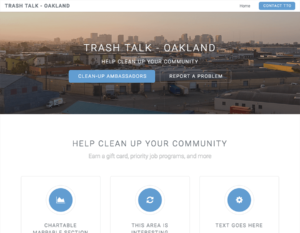 screenshot of Trash Talk